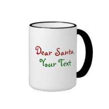 Cher Père Noël Custom Tasses