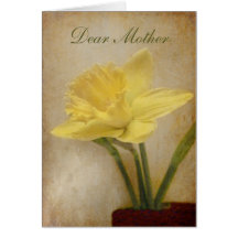 Chère mère, joyeux anniversaire carte de vœux