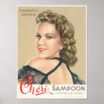 Cheri Shampoo Poster posters