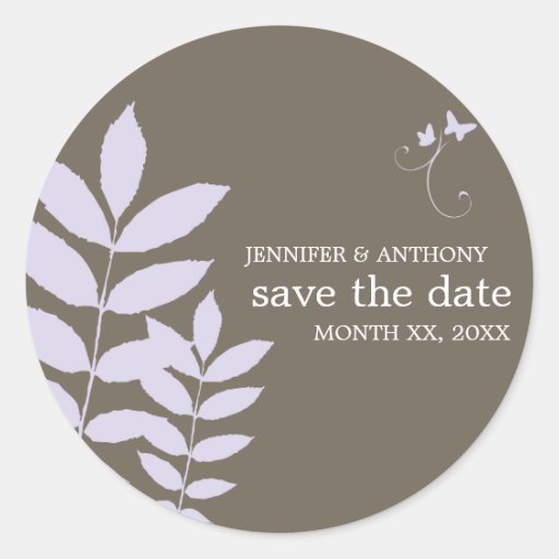 Cherish-Save The Date Sticker