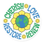 Cherish the Earth stickers