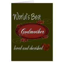 Cherished Godmother Greeting Cards