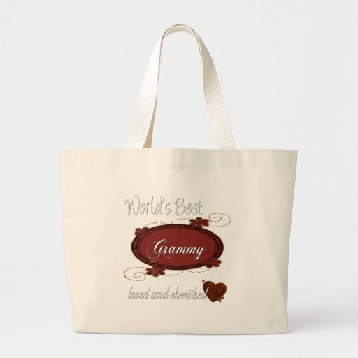 Cherished Grammy Canvas Bags