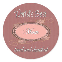 Cherished Mom Series stickers