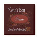Cherished Nana Magnet