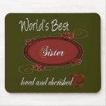 Cherished Sister Mouse Mats