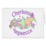 Cherkessk Russie Carte De Vœux