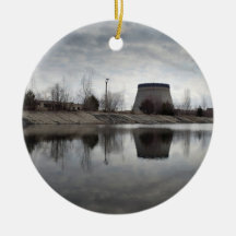 Chernobyl Cooling Tower Christmas Ornaments