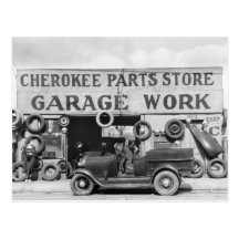 Cherokee Auto Parts: 1936 Postcards