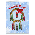 Cherokee Christmas Dream Catcher Card