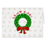 Cherokee Christmas Wreath Card