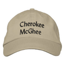 CherokeeMcGhee light cap Embroidered Baseball Cap