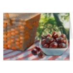 Cherries and Picnic Basket Card