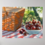 Cherries and Picnic Basket