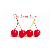 Cherries Business Card Templates