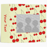 Cherries Pattern. Binders