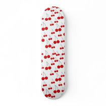 Cherries Pattern. Custom Skate Board