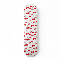 Cherries Pattern. Skateboard