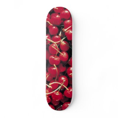 cherries skateboards by myhthompson