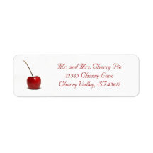 Cherry Address Label