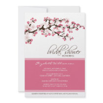 Cherry Blossom Bridal Shower Invitation (rose)