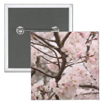 Cherry Blossom Button