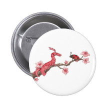 Cherry Blossom Button