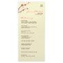 Cherry Blossom Double Happiness Wedding Program
