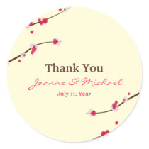 Cherry Blossom Favour Stickers