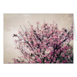 Cherry blossom flowers card