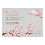 Cherry Blossom Garden Wedding Invitations