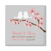 Cherry Blossom Garden Wedding Save the Date