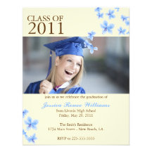 Cherry Blossom Graduation Invites
