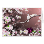 Cherry Blossom Haven Greeting Card