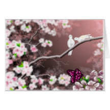 Cherry Blossom Haven Greeting Card