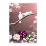 Cherry Blossom Haven Stationery