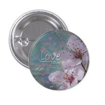 Cherry Blossom Love Button