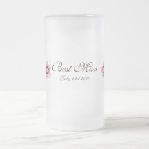 Cherry Blossom Modern Custom Best Man Coffee Mug