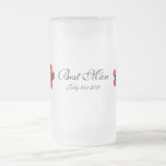 Cherry Blossom Modern Custom Best Man Mug