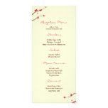 Cherry Blossom Reception Menu Rack Card