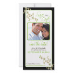 Cherry Blossom Save the Date Photocard (apple/blac