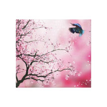 Cherry Blossom Stretched Canvas Print