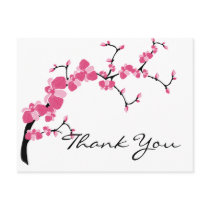 Cherry Blossom Tree Branch Customizable Postcards