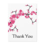 Cherry Blossom Tree Branch Thank You Postcards 2