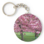 Cherry blossom trees key chain