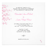 cherry blossom; wedding custom announcement