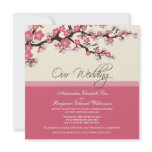 Cherry Blossom Wedding Invitation (pink)