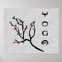 Cherry Blossom - Yoga Poster