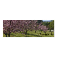 Cherry Blossoms BOOKMARK Business Card Templates
