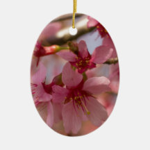 Cherry Blossoms Christmas Tree Ornament